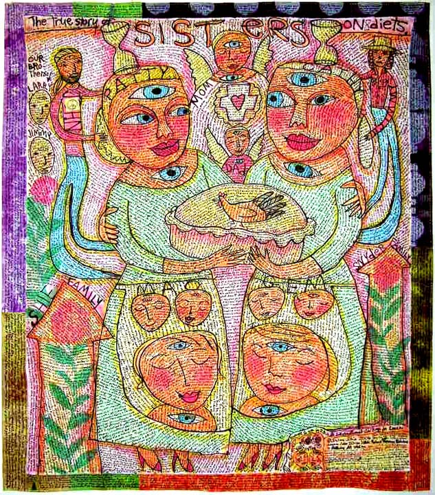 Sisters full view.Susan Shie 2006.